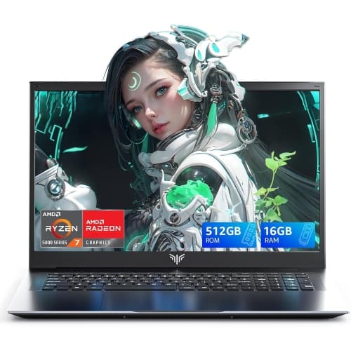 ACEMAGIC - LX15PRO 15.6" Gaming Laptop - AMD Ryzen 7 5700U (8C/16T, Up to 4.3GHz) - Radeon RX Vega 8- Windows 11 Pro - FHD 1920 x 1080 - 16GB DDR4 - 512GB SSD - Type-C - WiFi 6