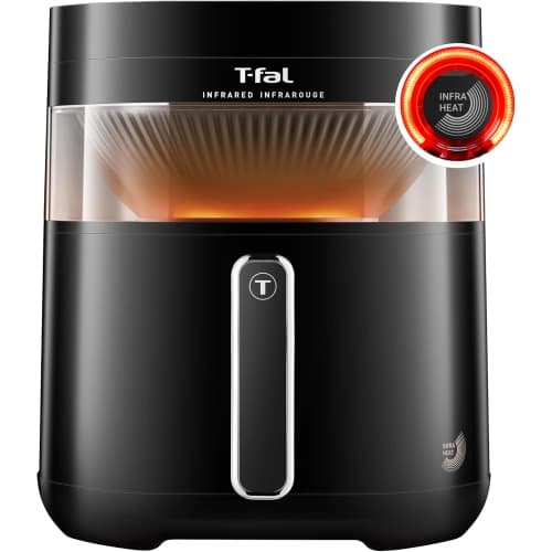 T-fal Infrared 2.0 8-in-1 Air Fryer, 7L / 7.3 Qt – Black