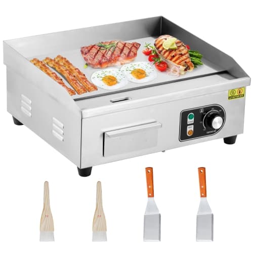 Stainless Steel Electric Grill 22 Inch Flat
