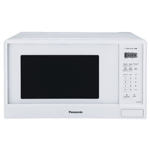 Open Box - Panasonic NN-SU64LW Countertop Microwave Genius Sensor Cooking, 1.3-cu.ft., Matte White