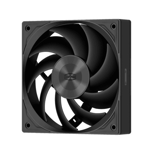 PCCOOLER CPS F5 R120 High-Performance 120mm Case Fan, 4-Pin PWM Silent PC Fan with 3 Modes up to 2200RPM, Daisy Chain Computer Fan with FDB, Black - Single Pack