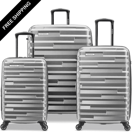 Luggage Sets 3 Pieces Hardside Suitcase with Spinner Wheels