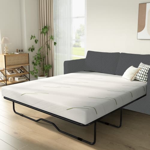 Twin Sofa Bed Mattress - 5 Inch Gel Memory Foam, Medium-Firm Support