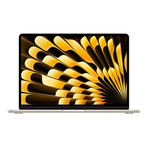 (Open Box - Excellent) Macbook Air 13.6-inch (10-GPU, Starlight) 4.05Ghz 8-Core M3 (2024) Laptop 512GB Flash HD & 8GB RAM-Mac OS (Certified, 1 Yr Warranty)
