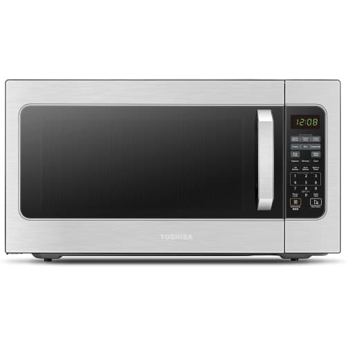 Toshiba 2.2 Cu Ft, 1200W, Stainless steel Large Countertop Microwave Oven,Smart Sensor,6 Menus, Auto Defrost, 16.5 Position Memory Turntable, Condition Open Box 10/10