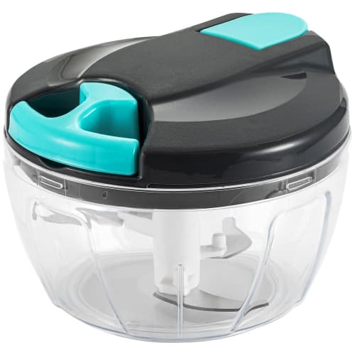 Manual Food Chopper & Processors with Handle and Cover,Vegetable Chopper Shredder