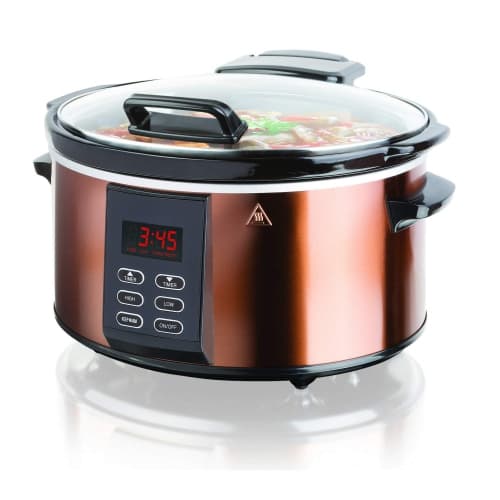 Programmable Slow Cooker 6 Quart - Best Digital Slow Cooker for Large Family Meals, Smart Slow Cooker with Timer, Ideal for All Types of Recipes