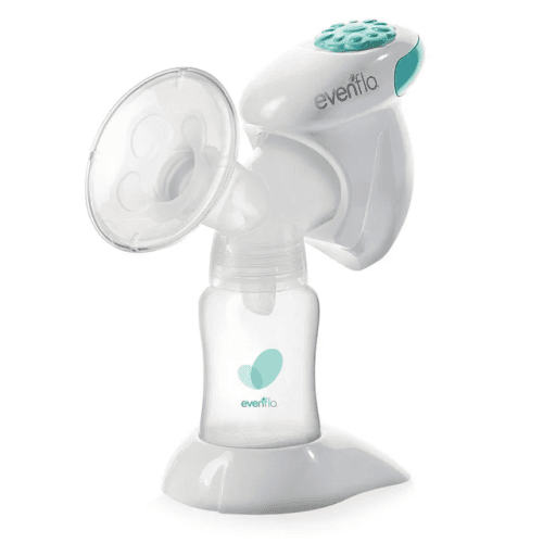 Evenflo Feeding Advanced Single Electric Breast Pump – Portable, Compact, Adjustable Suction, Closed System, Travel-Friendly
