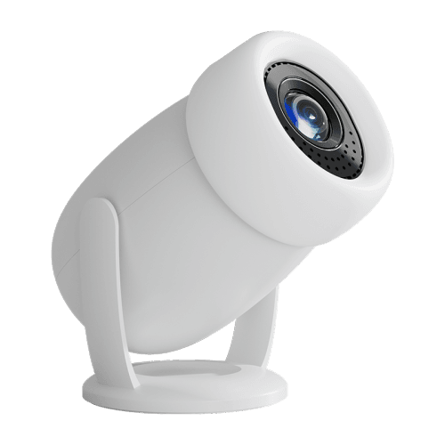 Y400 Android projector for home/office, 4K, wireless (1080P phone mirroring). For indoor and outdoor use.
