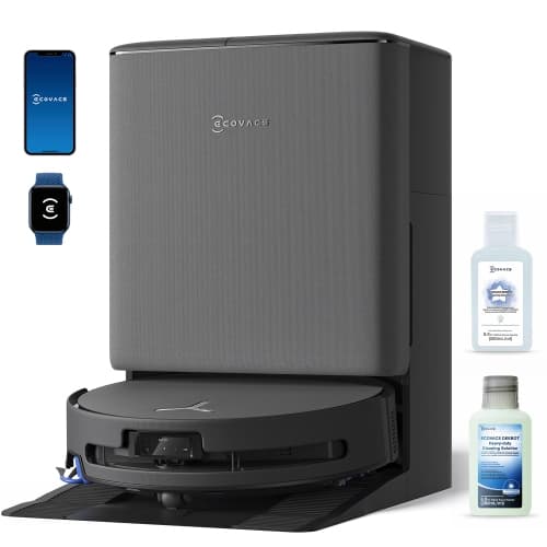 ECOVACS DEEBOT X9S PRO Omni Robot Vacuum & Mop for Multi-Surface with 30,000Pa Suction, Self-Cleaning Roller Mop, Edge Cleaning, AI Avoidance