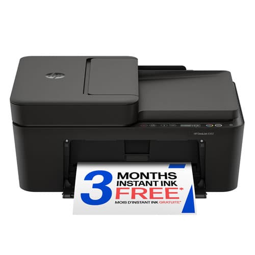 HP DeskJet 4352 Wireless All-In-One Inkjet Printer - Black