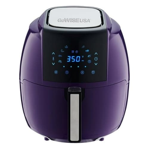 GoWise 5.8 Quart Digital Air Fryer Oven with Touch Screen, 8 Presets, Purple