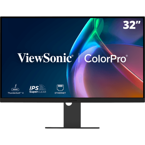 ViewSonic ColorPro 32" 4K Ultra HD 60 Hz 5 ms GTG IPS LCD Monitor - Black - (VP3276T-4K)