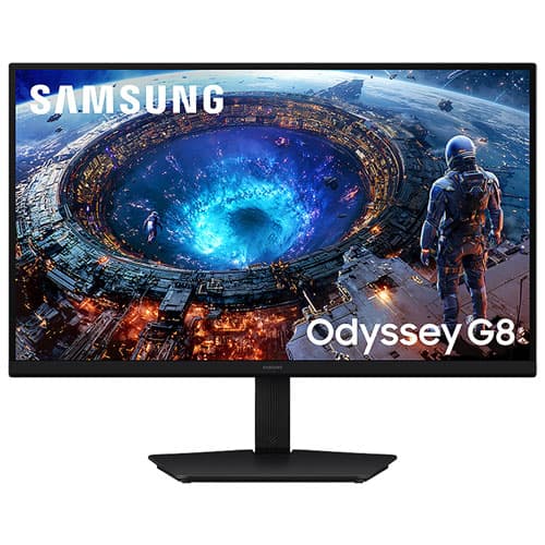 Samsung Odyssey G80H 27" 5K 180Hz 1ms GTG IPS LED G-Sync FreeSync Gaming Monitor (LS27HG802EFXZA) - Black