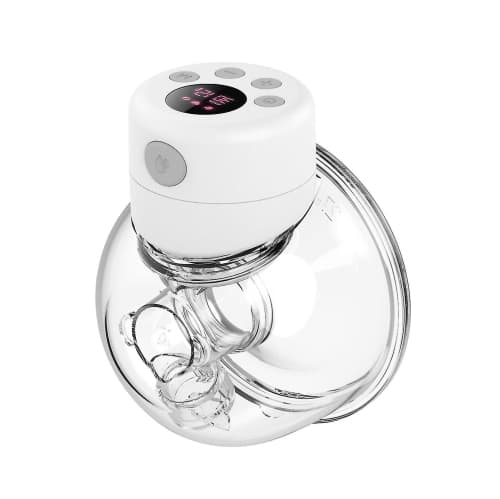 Wearable Breast Pump, Lcd Hands-free Pump, 2 Mode & 9 Levels Adjustable compatible with Comcompatible withtable Pumping, Low Noise & Painless Electric Breastfeeding Pump
