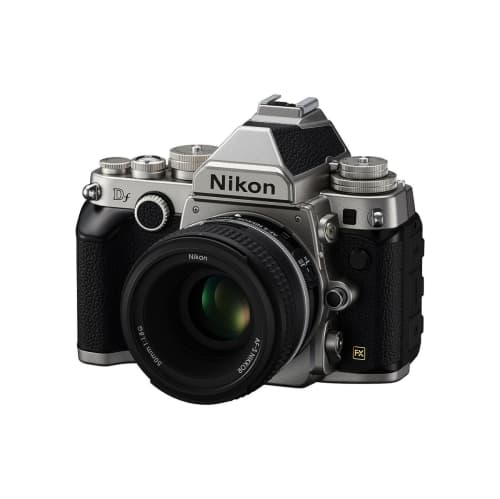 Nikon Df DSLR Camera - Silver with 50mm f/1.8 Lens (International Model)