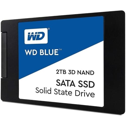 2TB WD BLUE SSD 3D NAND SATA III 2.5” Internal Solid State Drive, WDS200T2B0A (Refurbished-Good) (SSD1)