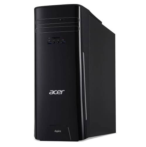 Acer Aspire TC-780, Desktop Computer Tower, Core i3-7100, 8Gb RAM, 128Gb SSD & 500Gb HDD, Windows 11 (Refurbished - Good)