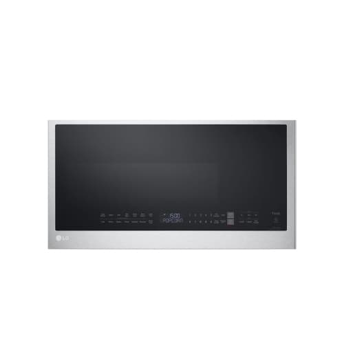 Refurbished (Fair)-LG MVEL2033F 2.0 cu ft. Over the Range Microwave Oven | Sensor Cook, 400 CFM Power Ventilation, EasyClean®& Smart, Stainless