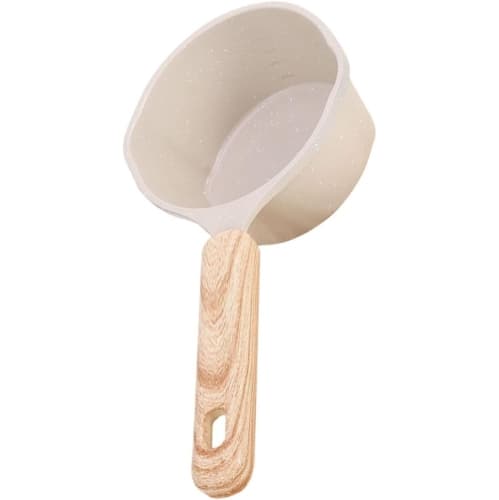 SLOWMOOSE Small Milk Pot 250ml – Nonstick Metal Saucepan with Spout for Butter Warming and Melting on Stove Top