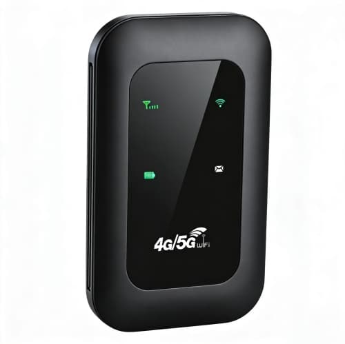 LICAEVEY 4G/5G Portable WiFi Hotspot 300Mbps SIM Router Supports 10 Devices for Travel & Business