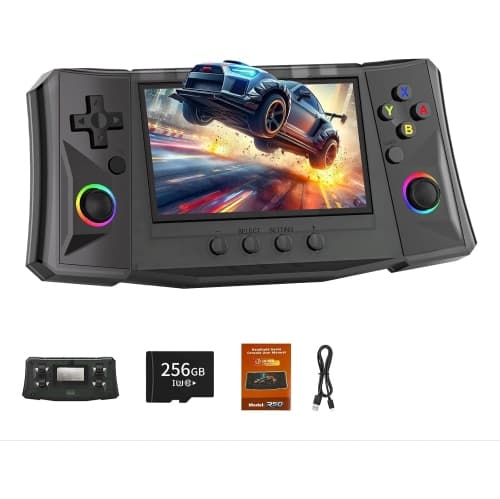 R50 Ultra Handheld Game Console 4.5” IPS 50,000 Games 256GB Linux System