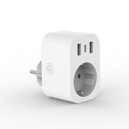 ApexGear 2-Pack WiFi Smart Plug, Real-Time Energy Monitor Voice Control Family Sharing Home Use
